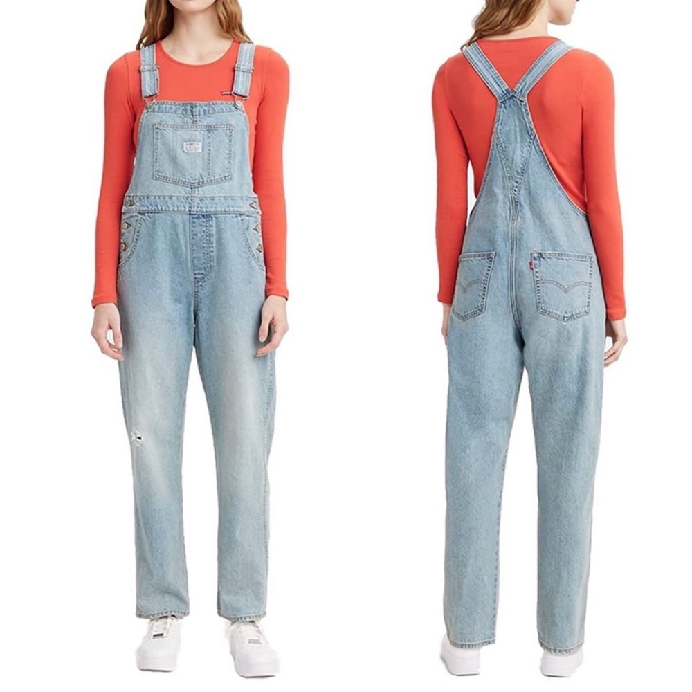 Levi's Loose Fit Overalls Light Wash Denim
Jean Pants Jumpsuit